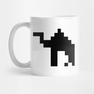 camel animal sillhouette pixel Mug